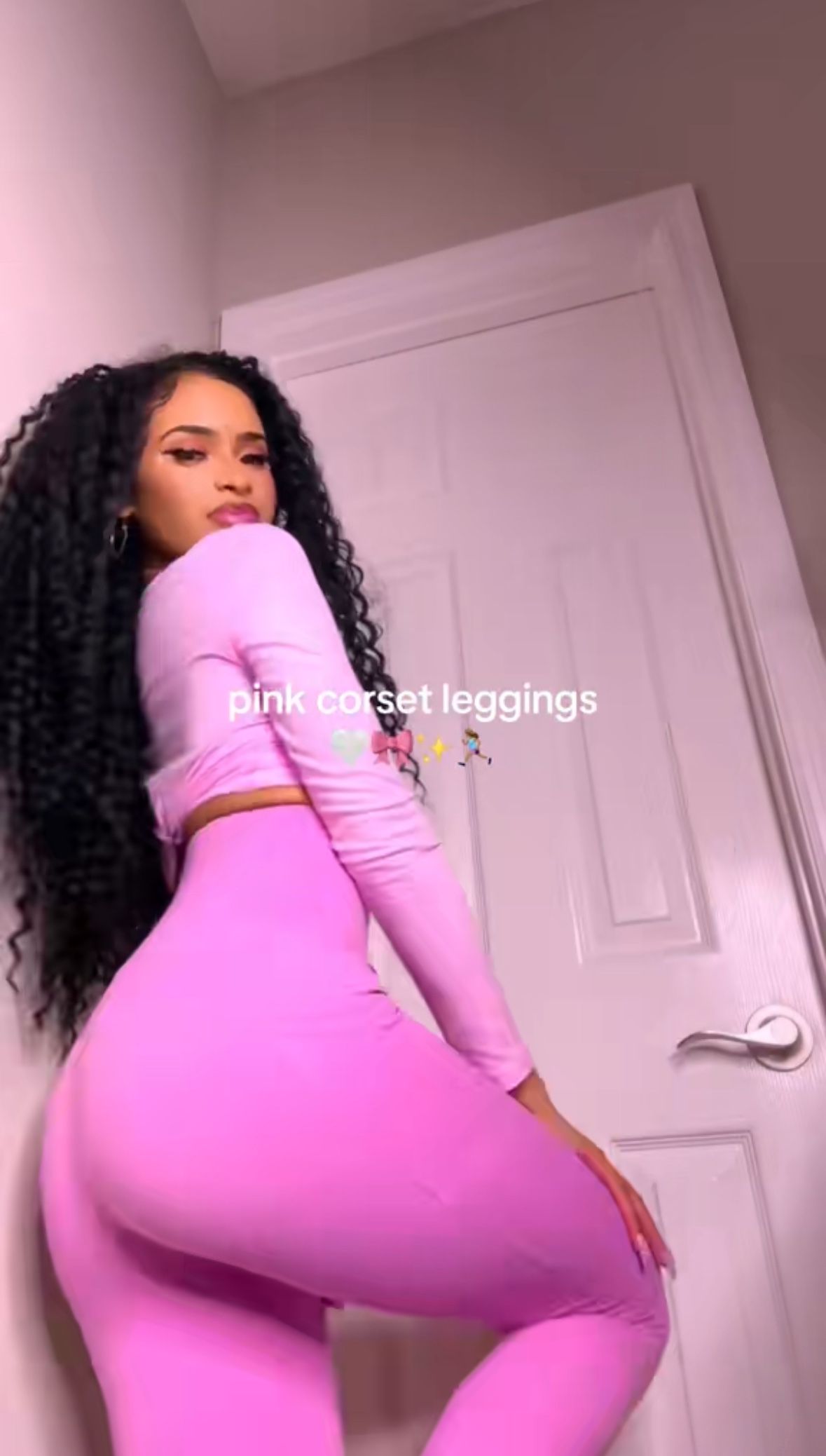 Pink Corset Leggings