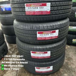 245/60R18 Landspider CityTraxx New Set of Tires Installed and Balanced Set de Llantas Nuevas Instaladas y Balanceadas