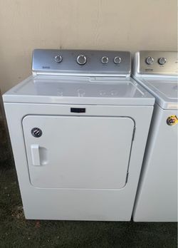 Washer and dryer electric set Maytag commercial technology