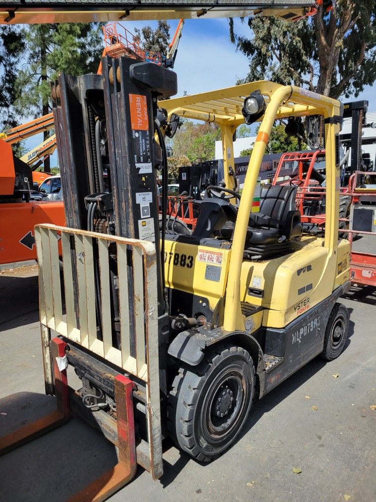 Hyster H50FT,  5k Lb. Capacity Solid Pneumatic Tire Forklift 