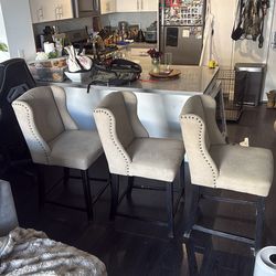 Moriann Counter Height Bar Stool (Set of 3) - PCS / OBO