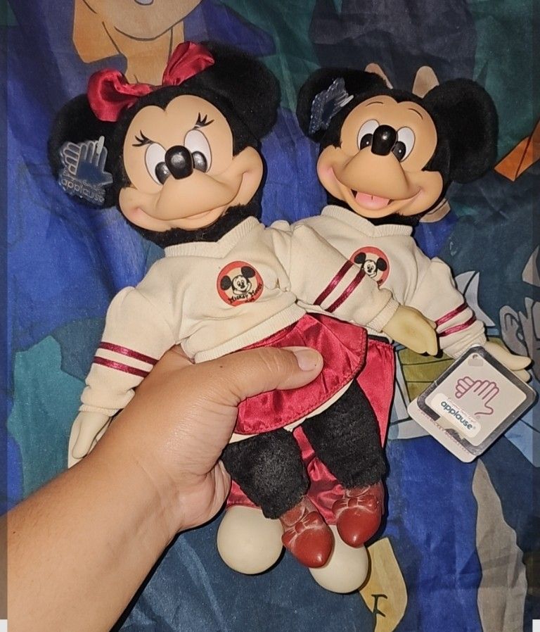 Disney Mickey & Minnie Mouse Plush DOLLS