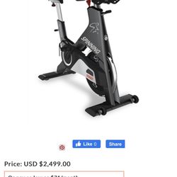 Star Trac Blade Indoor Cycle 