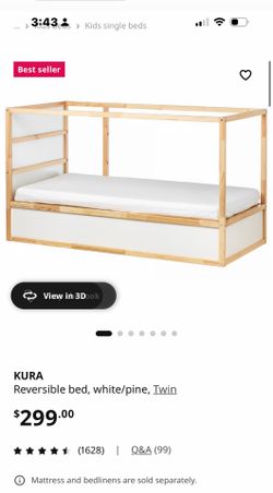 IKEA reversible bed.