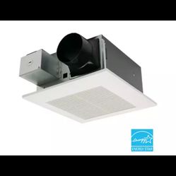 Panasonic WhisperFit DC, Pick-A-Flow 50,80,110 CFM Ceiling Bathroom Exhaust Fan