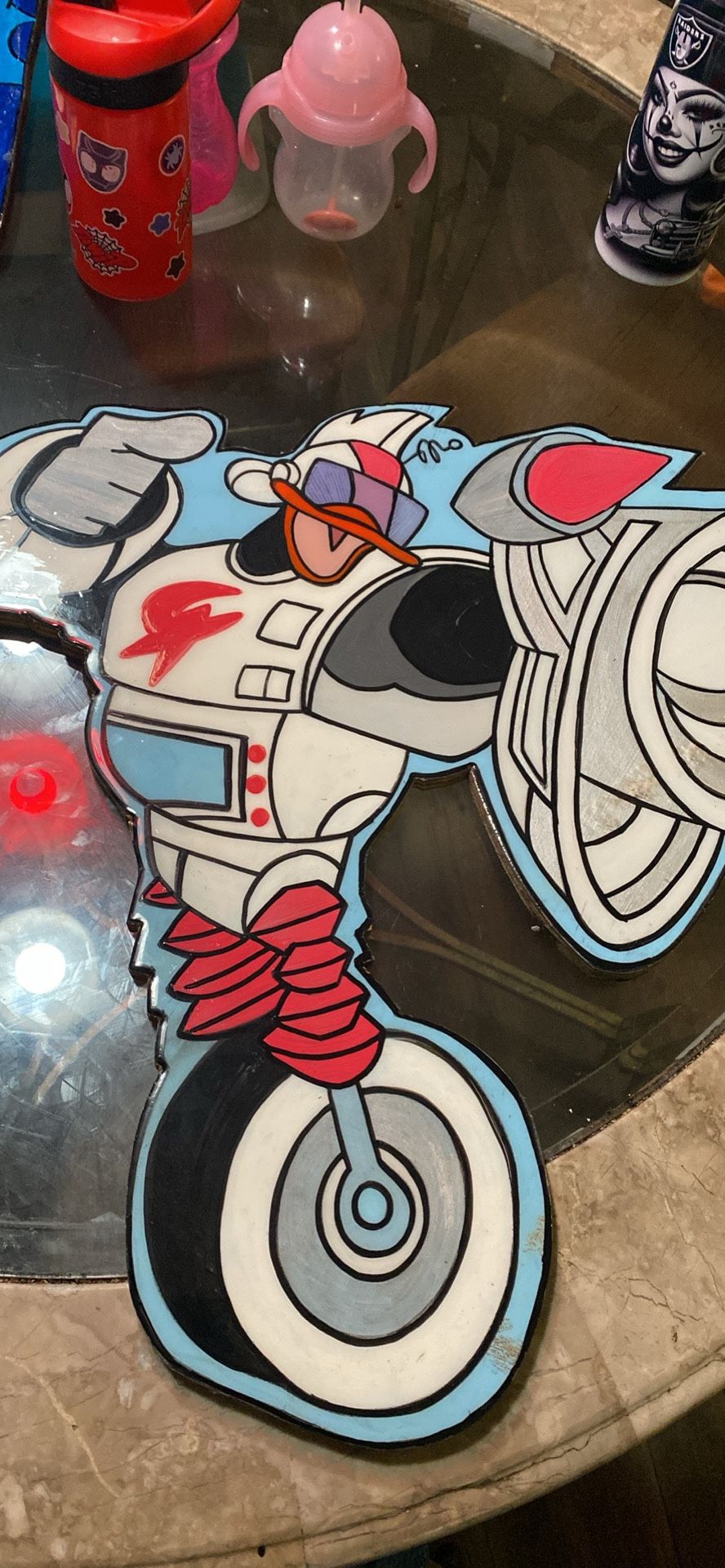 Gizmo Duck Wood Cut Out Art