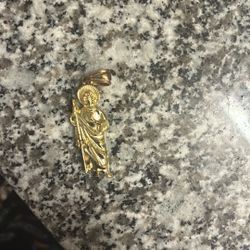 St Jude Pedent 14k Gold