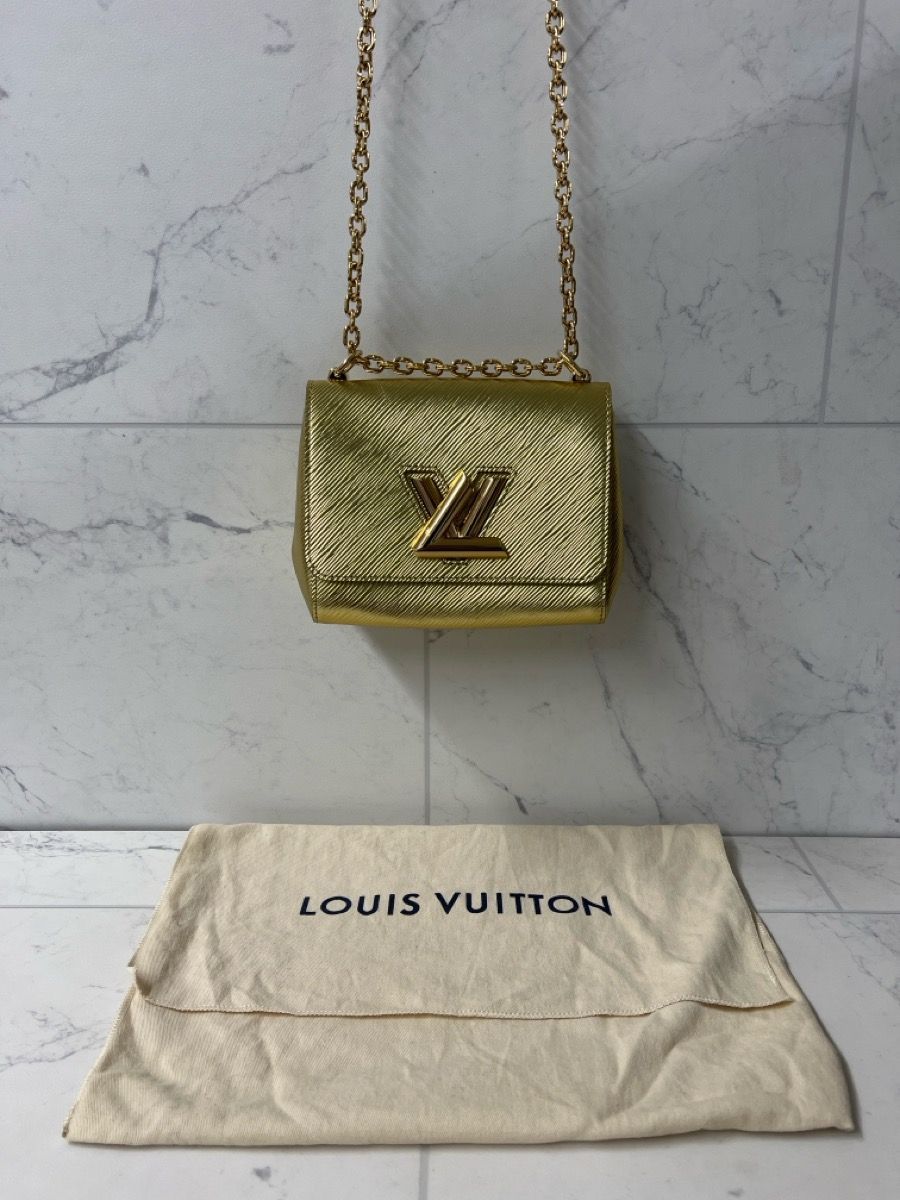 Louis Vuitton Metallic Gold Epi Leather Twist PM Bag (PO1014242) -Like New Condition