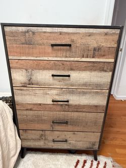 Nightstand and dresser set