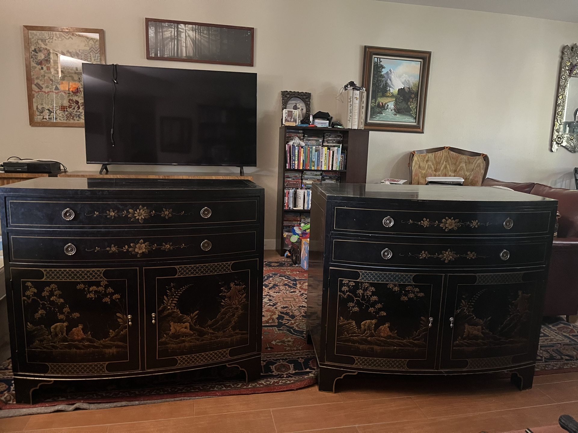 Pair Of Vintage/Antique Union National Credenzas