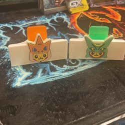 Custom Poncho Pikachu Card Stands 