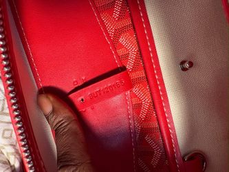 Goyardine Calfskin Cisalpin MM Backpack Red