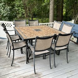 8 Person Outdoor Patio Dinning Set