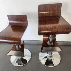 Height Bar Stool with Seat Set of 2)