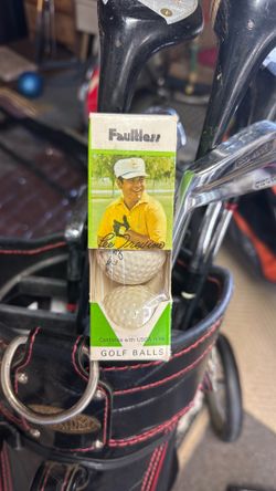 Faultness Lee Trevino Golf Balls- 3 pk Vintage in Box Made in USA