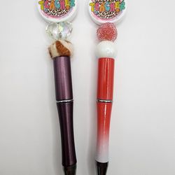 Pens, Keychains Customized. 