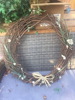 Huge Twig Wreathe For Crafting 25 Inch