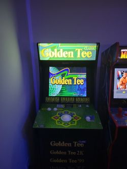 🎮 Golden Tee Arcade1Up with Riser – Excellent Condition! ⛳