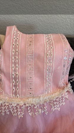 Beautiful pink party dress new 8-9 year girls only $7.99