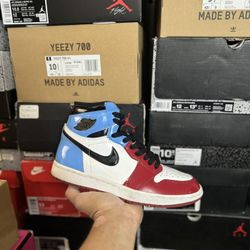 Jordan Fearless UNC Chicago size 5.5M 7W USED But Clean 