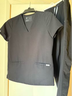 Women Figs scrub set black