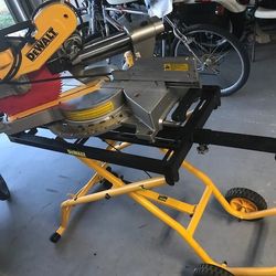 DeWalt Miter Saw With Matching Stand