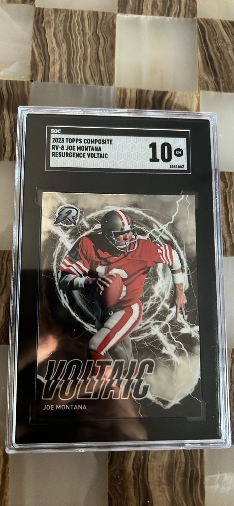 Graded Joe Montana, Jerry Rice, Steve Young