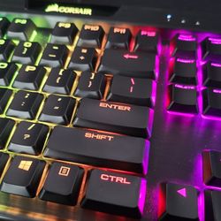 Corsair K70 RGB MK.2 Low Profile Mechanical Gaming Keyboard - CHERRY MX Low Profile Red