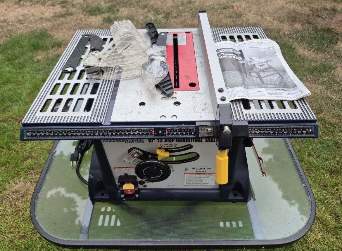 Chicago Electric 10” 13-amp Industrial Table Saw