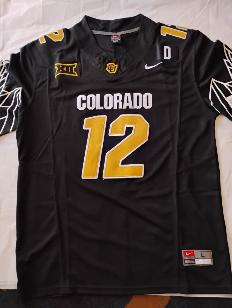 Large Travis Hunter Colorado Buffalo's Jersey 