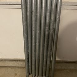 3/4 In. x 2 ft. Galvanized Steel Pipe, 8 Pics