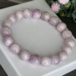 10.7mm  Pink Kunzite Bracelet  💕🌸