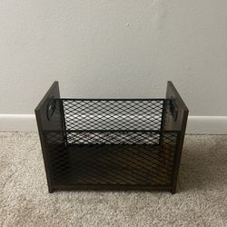 Magazine Holder, Magazine Rack for Desktop and Home Office, Farmhouse File Storage Basket 