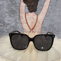 GUCCI Black Cat Eye Sunglasses 57mm Women's GG0022S 001