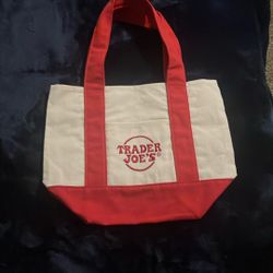 New Limited Edition Trader Joe’s mini canvas Tote Bag
