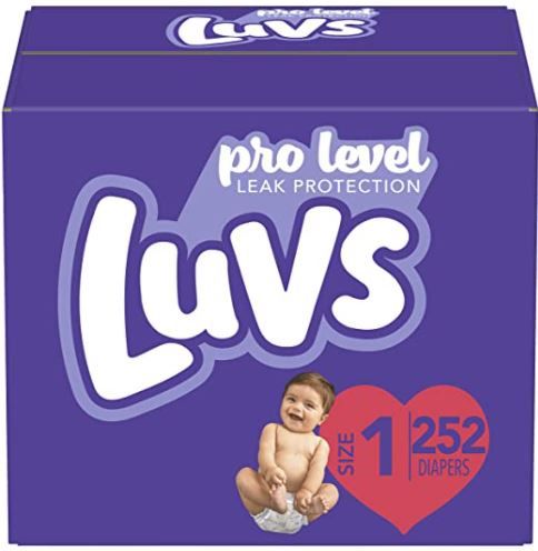 Luvs Diapers Newborn/Size 1 (8-14 lb), 252 count