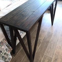 Solid Wood Desk Console Table