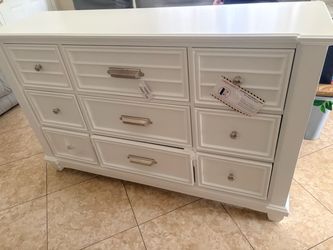 White dresser