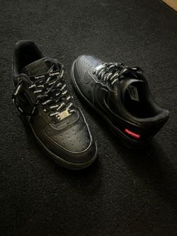 Black supreme air forces