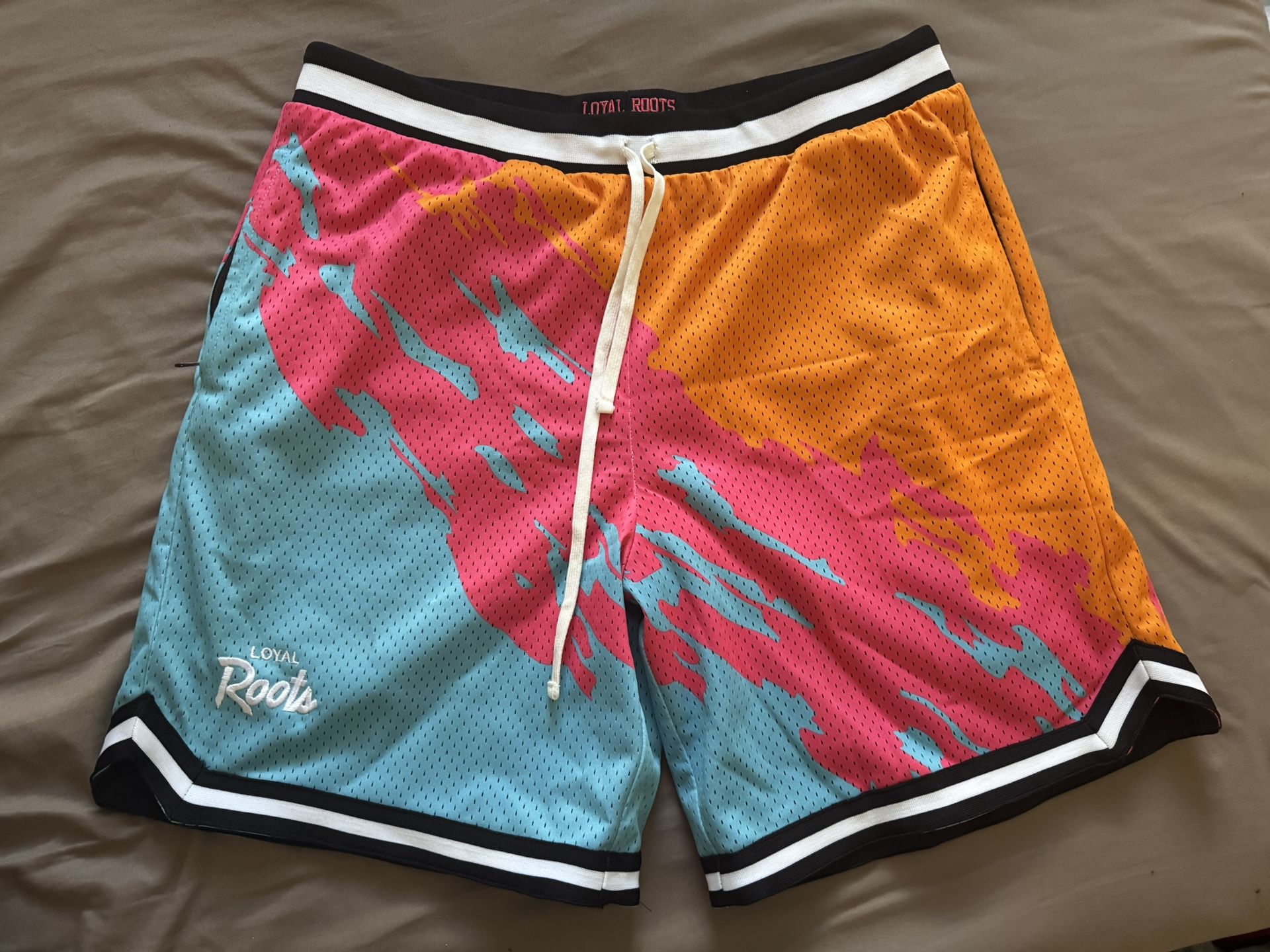 Loyal Roots Basketball Shorts Fiesta Splash