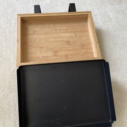 Two College bed side shelves