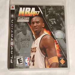 NBA 07 PlayStation 3 Ps3 Kobe Bryant 