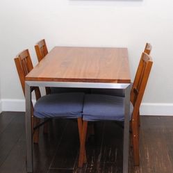 Breakfast Table, Including Four Chairs