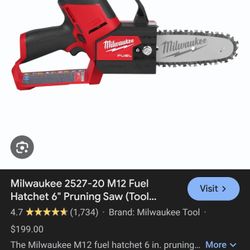 MILWAUKEE M12 PRUNING SAW