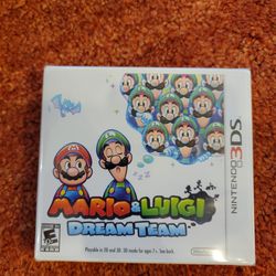 Mario & Luigi Dream Team New Sealed