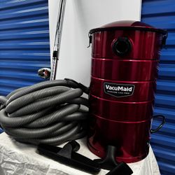 VacuMaid Professional Wall Mounted Garage Vacuum with 50FT Hose – Best Offer Welcome