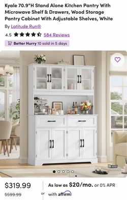Kitchen Cabinet Hutch