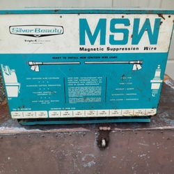 Vintage Spark Plug Wire Display