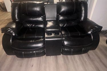 Leather sofas