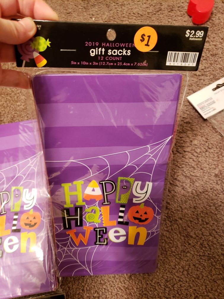Halloween gift sacks 12 count